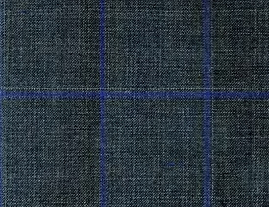 Two Piece Navy Suit with Blue Check Two Piece Navy Suit with Blue Check