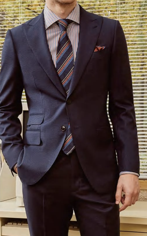 The Academic Achiever: Midnight Blue Power Suit