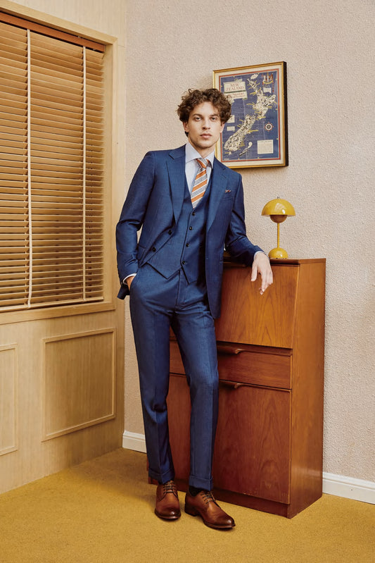 Classical Three Piece Wool Suit