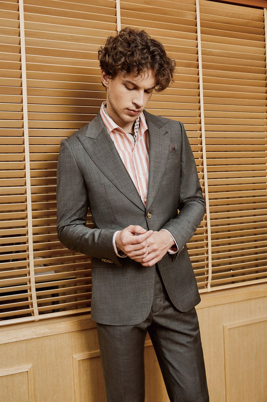 Brown/Grey 2 Piece Suit