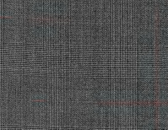 Classic Grey Double-Breasted Windowpane Suit Classic Grey Double-Breasted Windowpane Suit