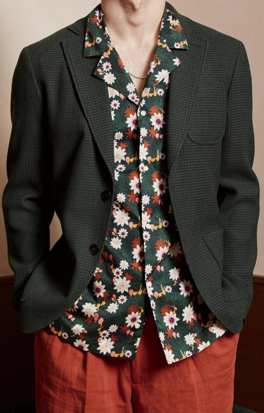 The Emerald Textured Blazer