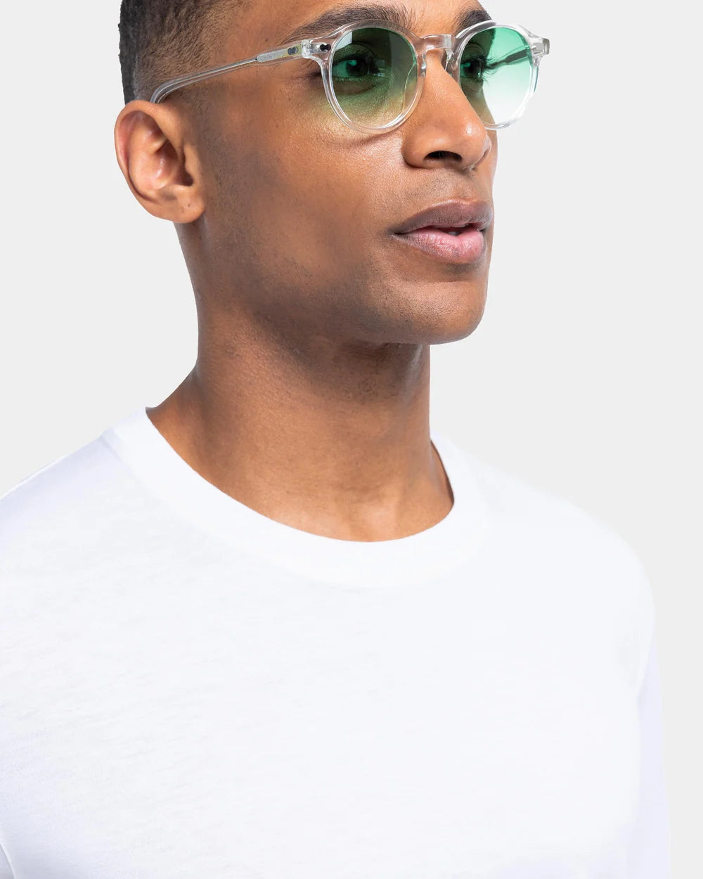White Soft Short Sleeve T-Shirt Silk Cotton | Filatori