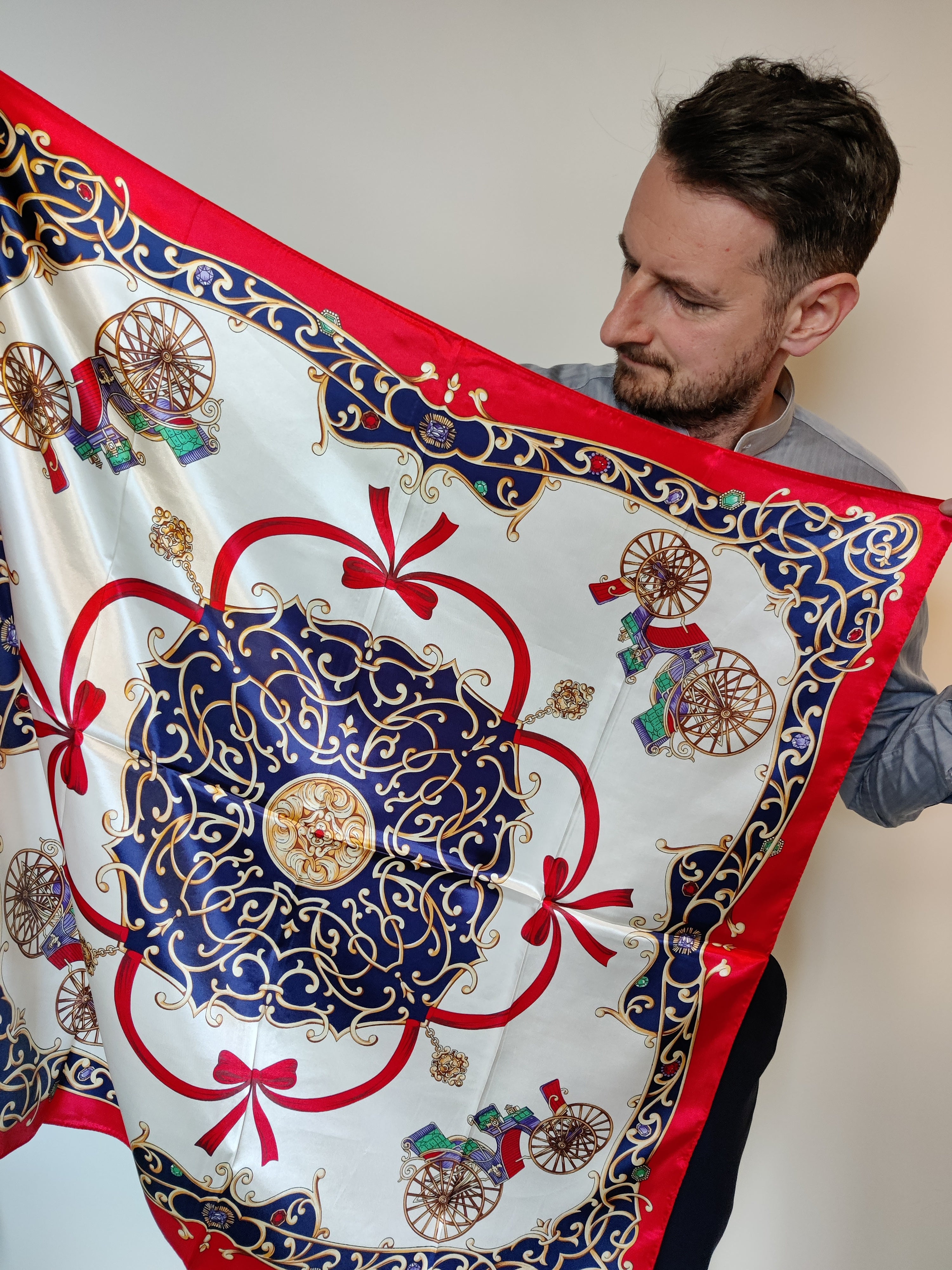 Women Italian Silk Scarves in a Gift Box