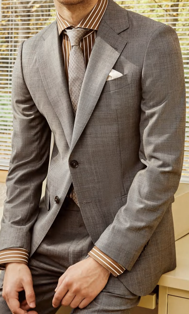 The Intellectual Visionary: Urban Gray Sophistication Suit