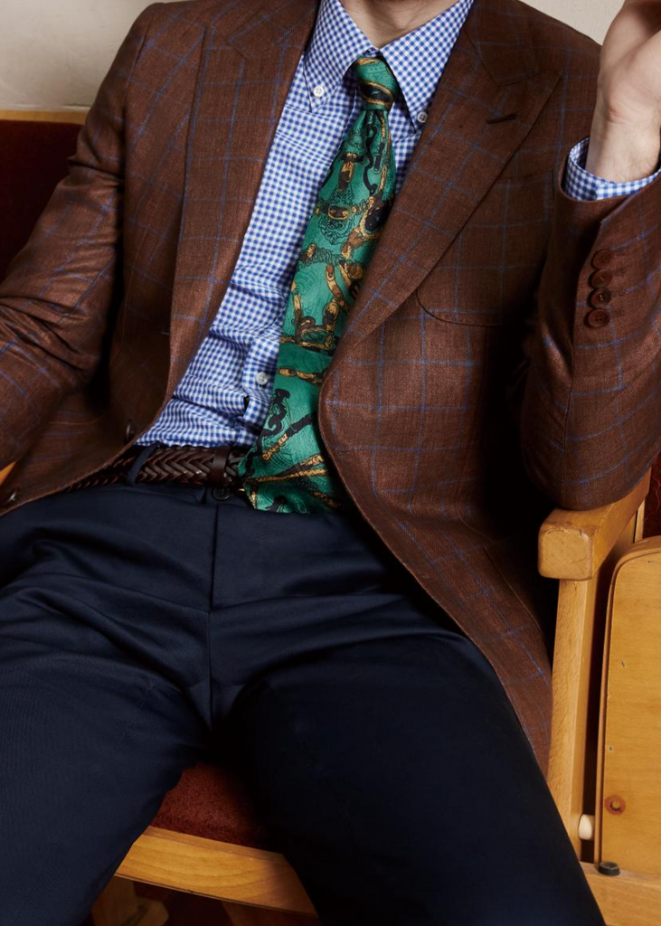 Brown Pattern Sport Coat