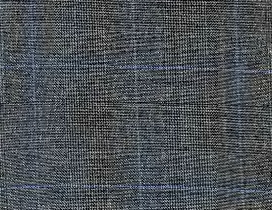 Classic Grey Double-Breasted Windowpane Suit