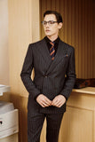 Executive Precision: The Pinstripe Power Suit