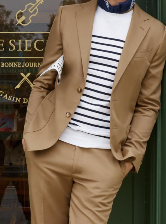 The Riviera Chic Camel Blazer