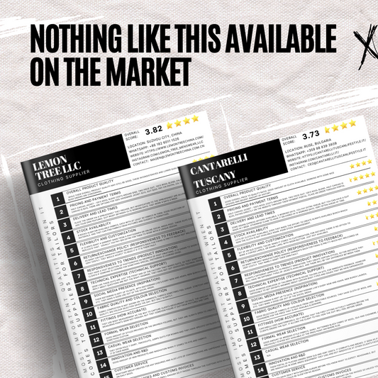 Tailoring Revolutionized - The Ultimate Suppliers List