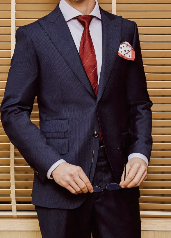 Italian Men Slim-Fit Suit
