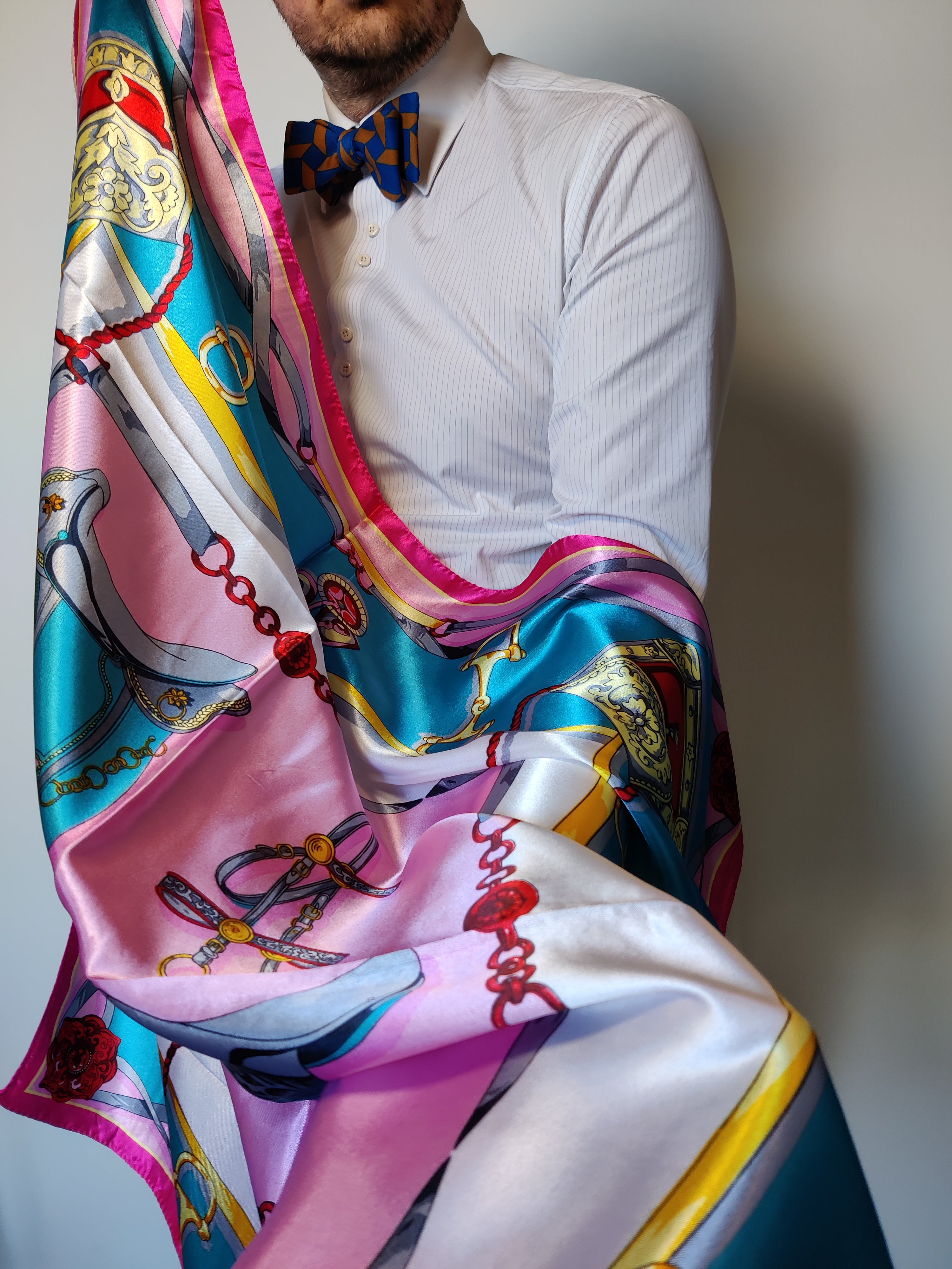 Women Italian Silk Scarves in a Gift Box