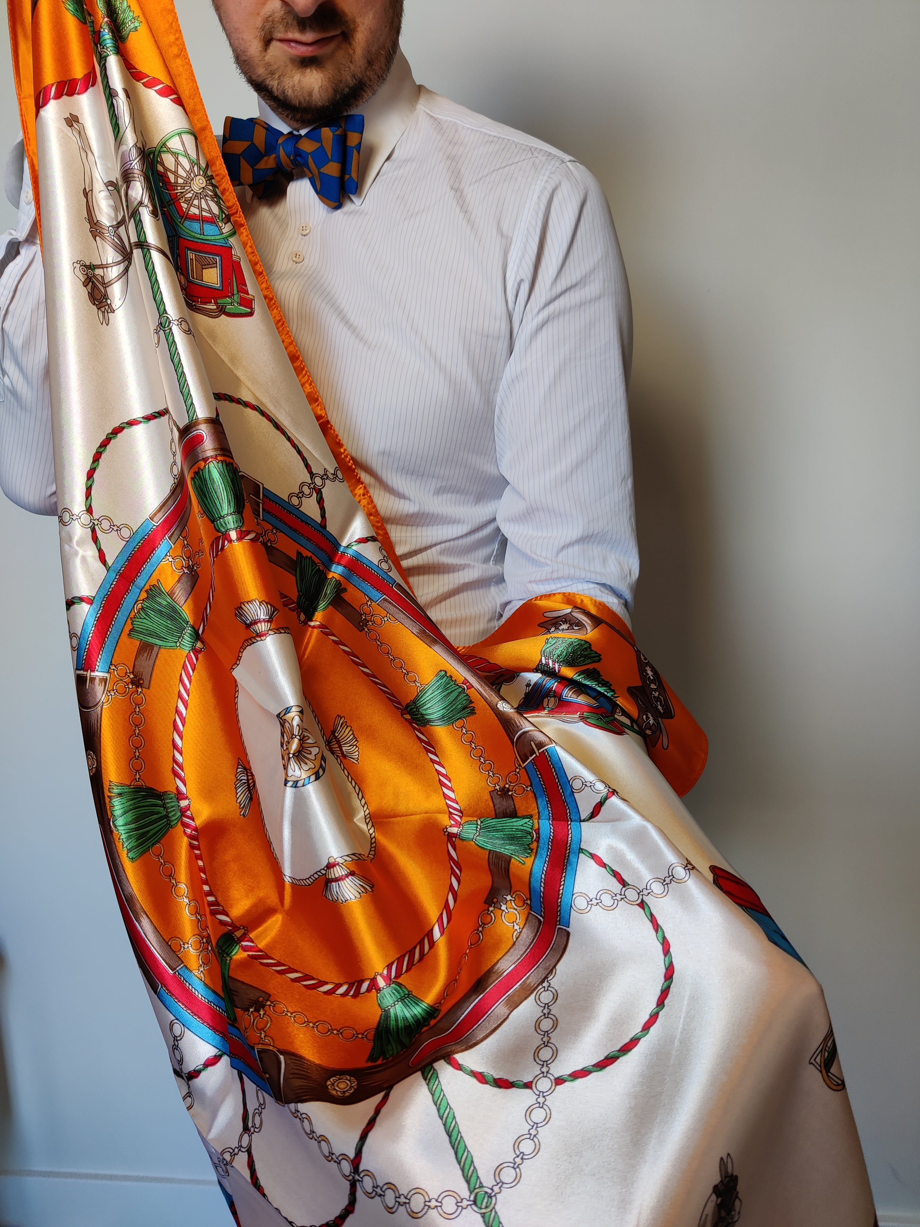 Women Italian Silk Scarves in a Gift Box