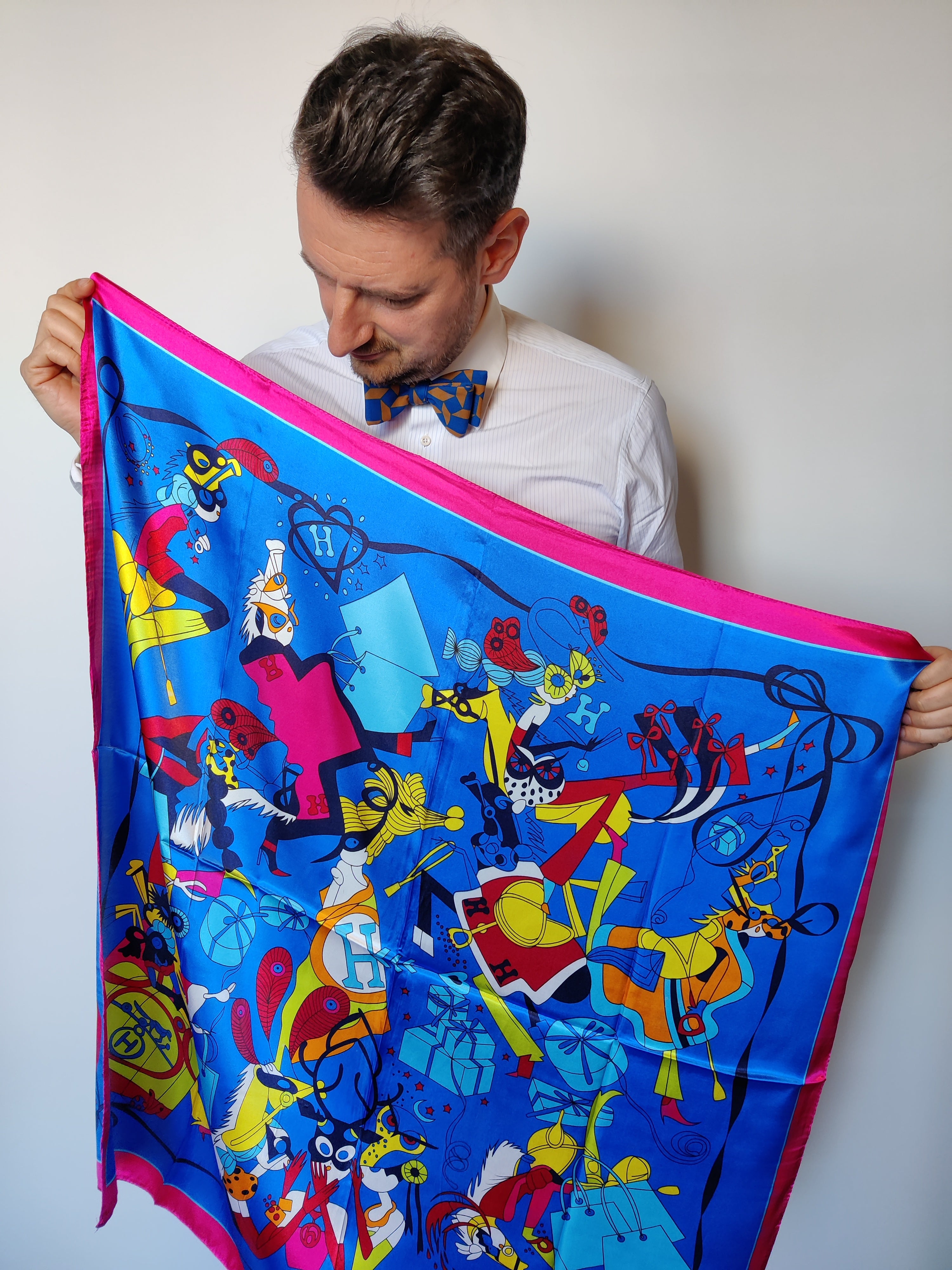 Women Italian Silk Scarves in a Gift Box