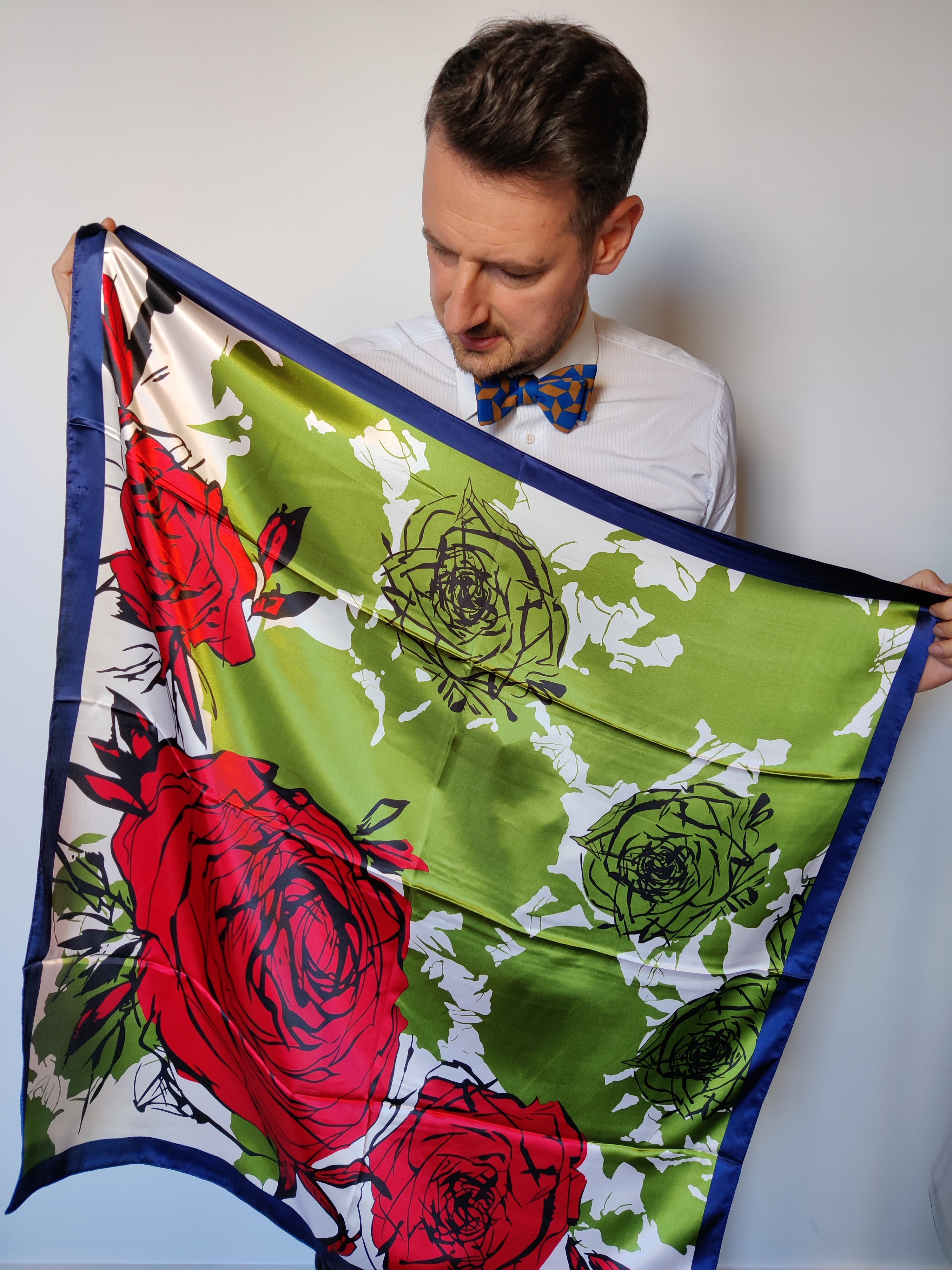 Women Italian Silk Scarves in a Gift Box