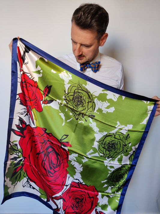 Women Italian Silk Scarves in a Gift Box