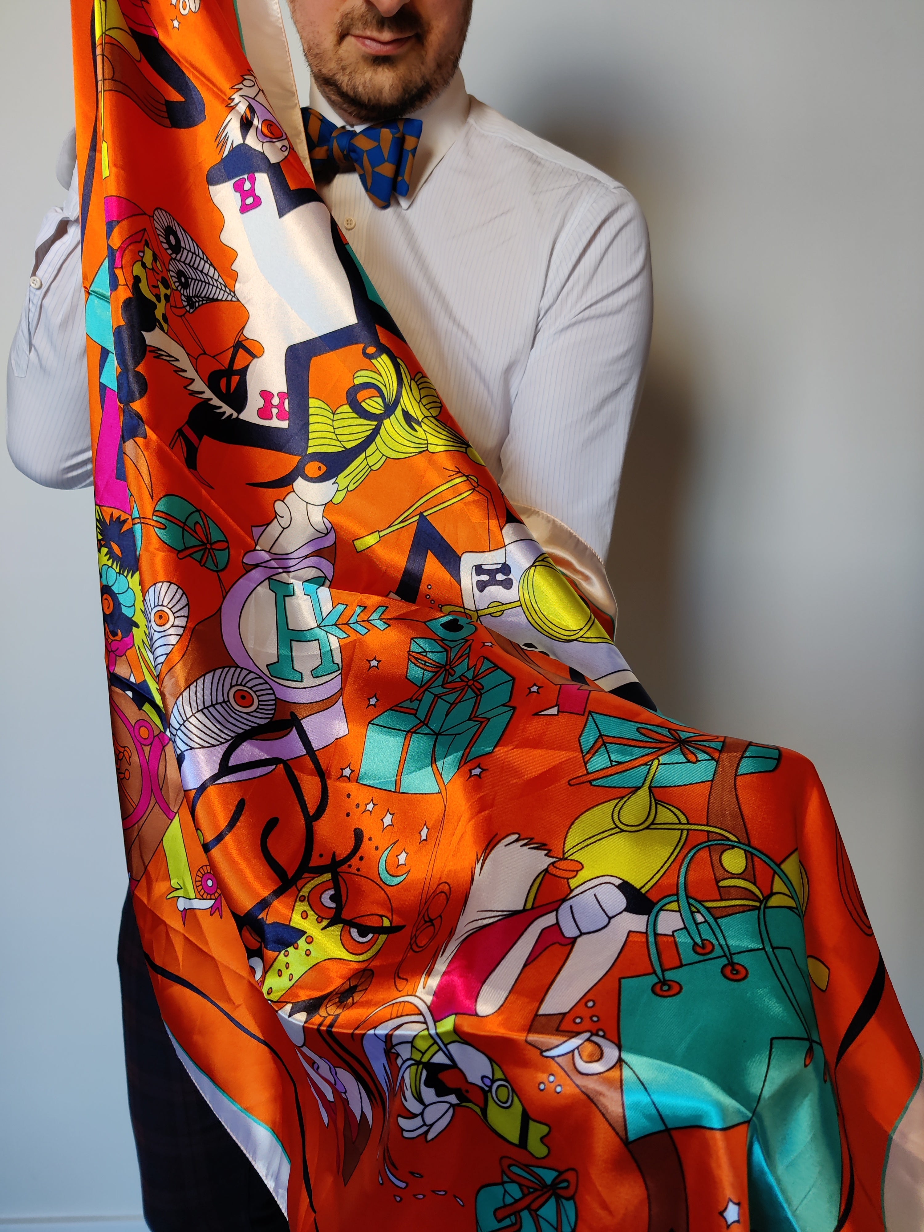 Women Italian Silk Scarves in a Gift Box