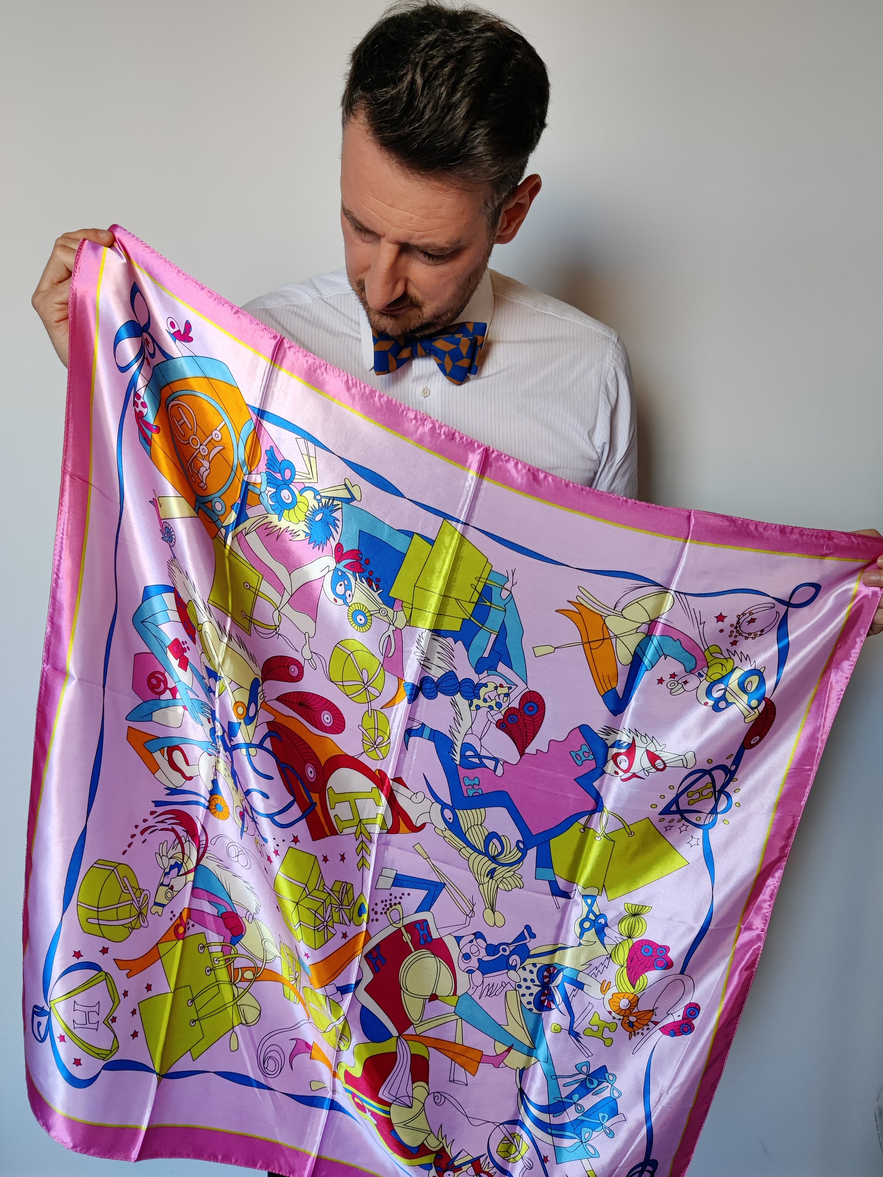 Women Italian Silk Scarves in a Gift Box