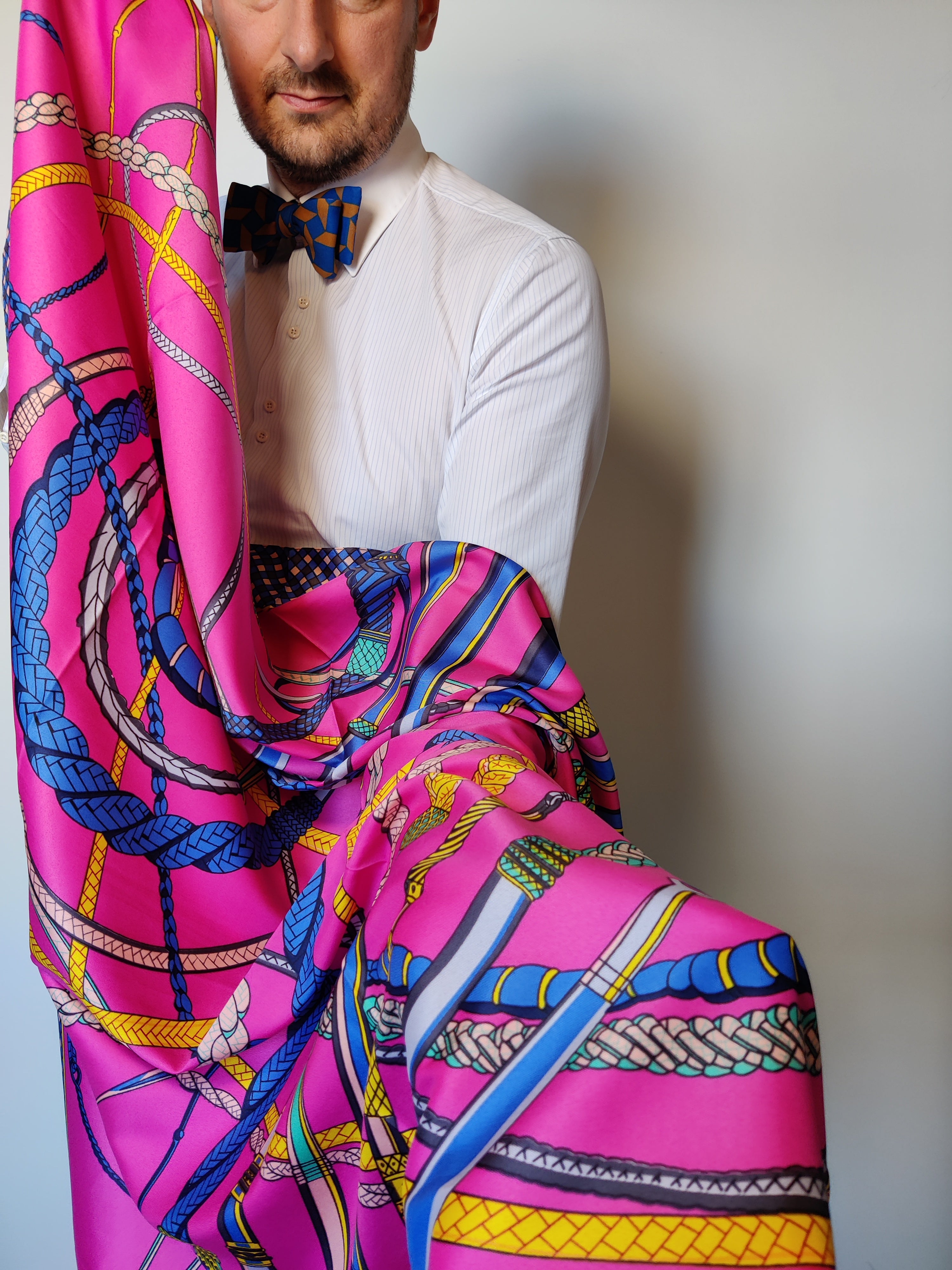 Women Italian Silk Scarves in a Gift Box