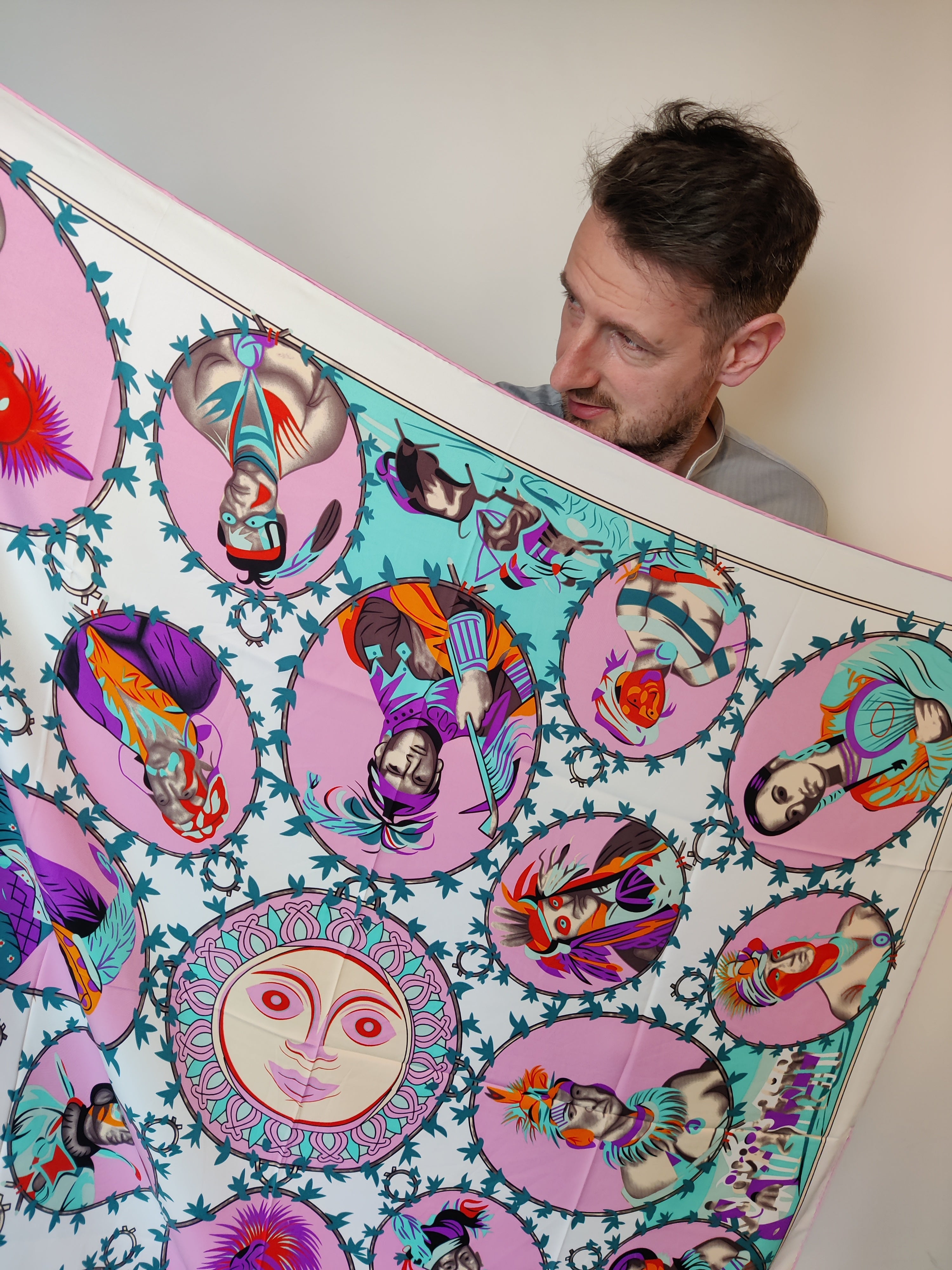 Women Italian Silk Scarves in a Gift Box