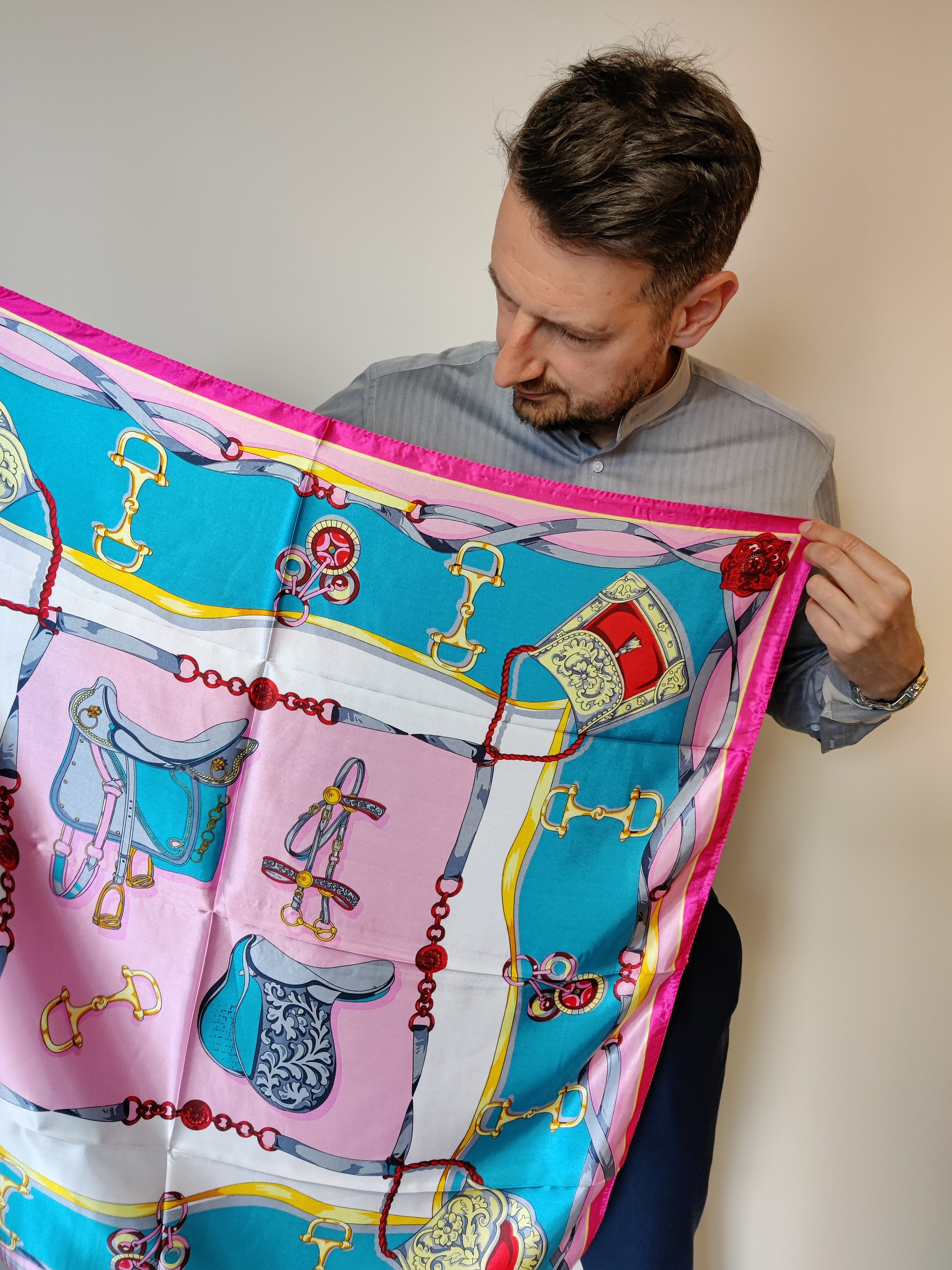 Women Italian Silk Scarves in a Gift Box