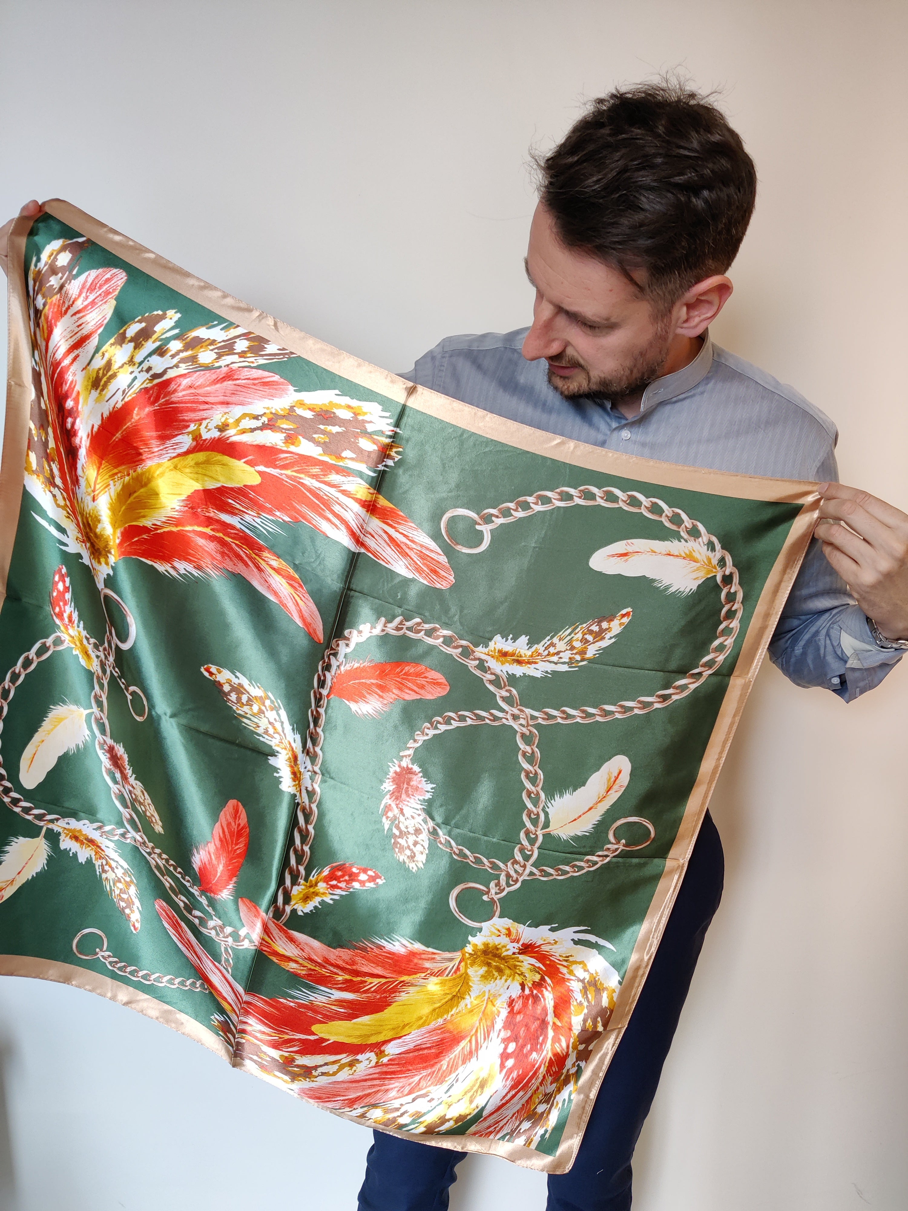 Women Italian Silk Scarves in a Gift Box