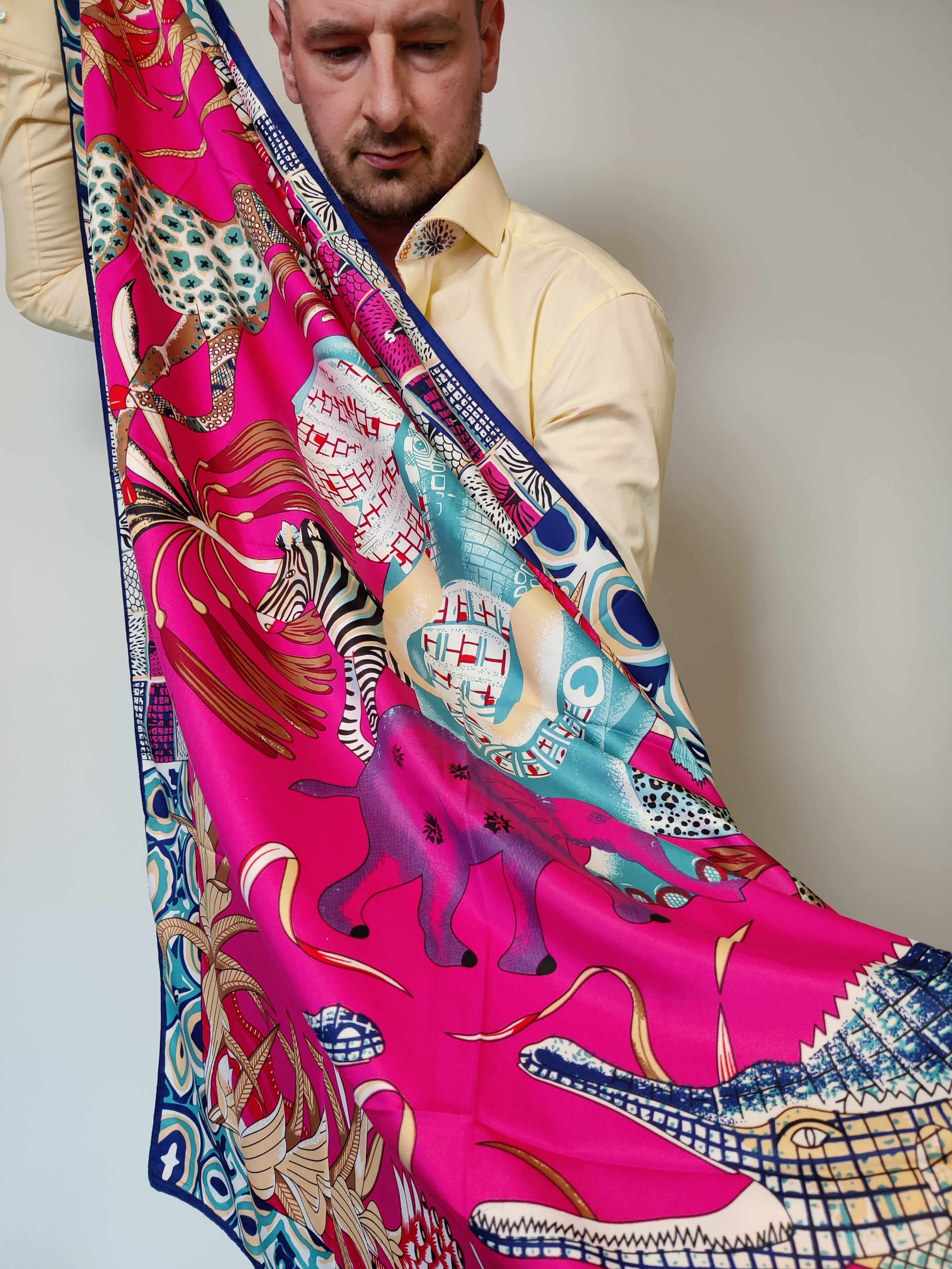 Women Italian Silk Scarves in a Gift Box