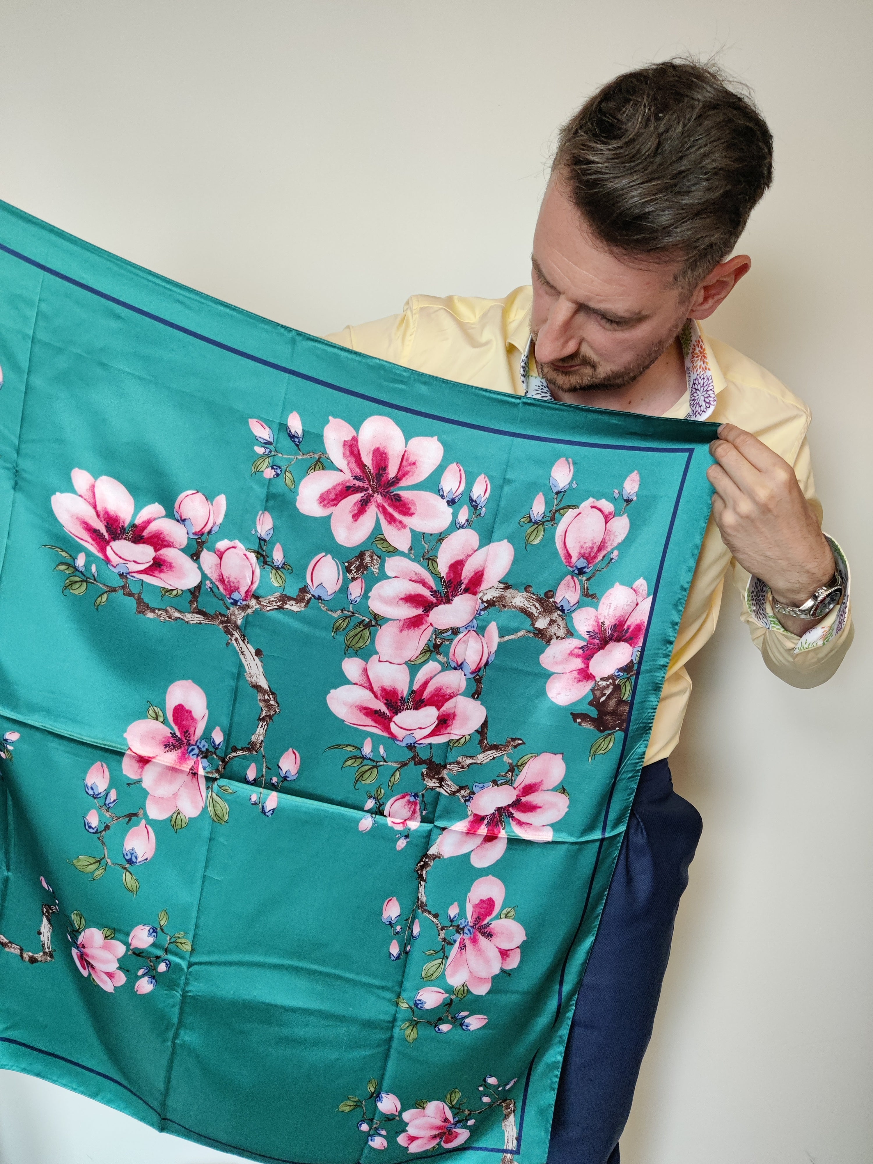 Women Italian Silk Scarves in a Gift Box