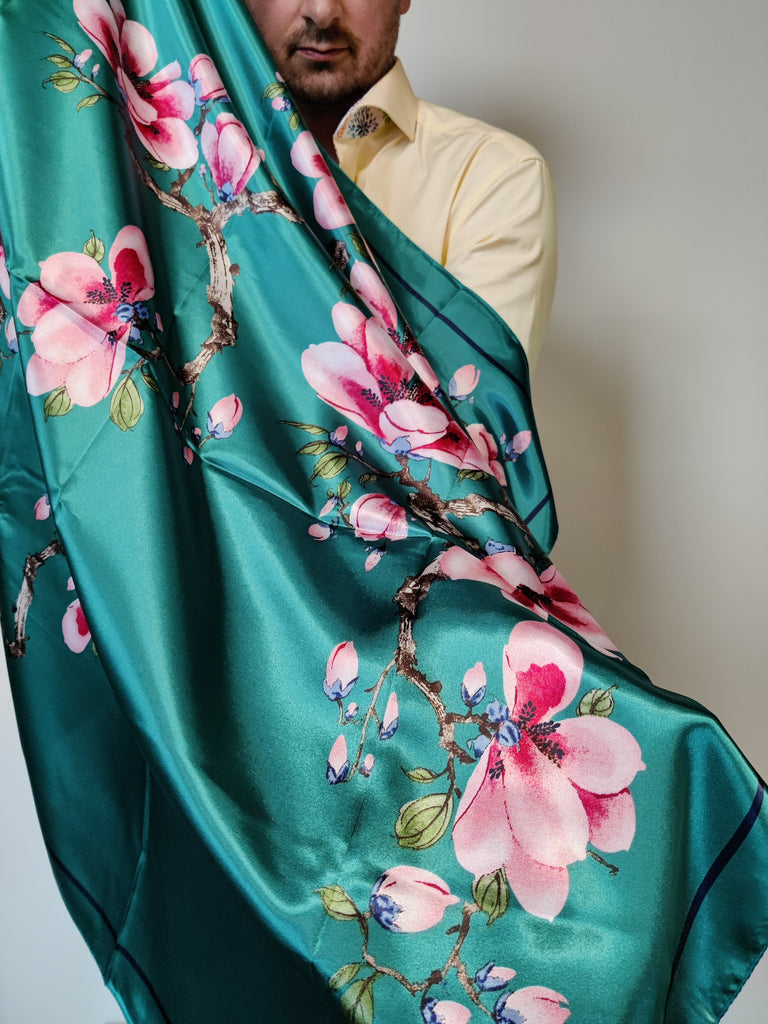 Women Italian Silk Scarves in a Gift Box