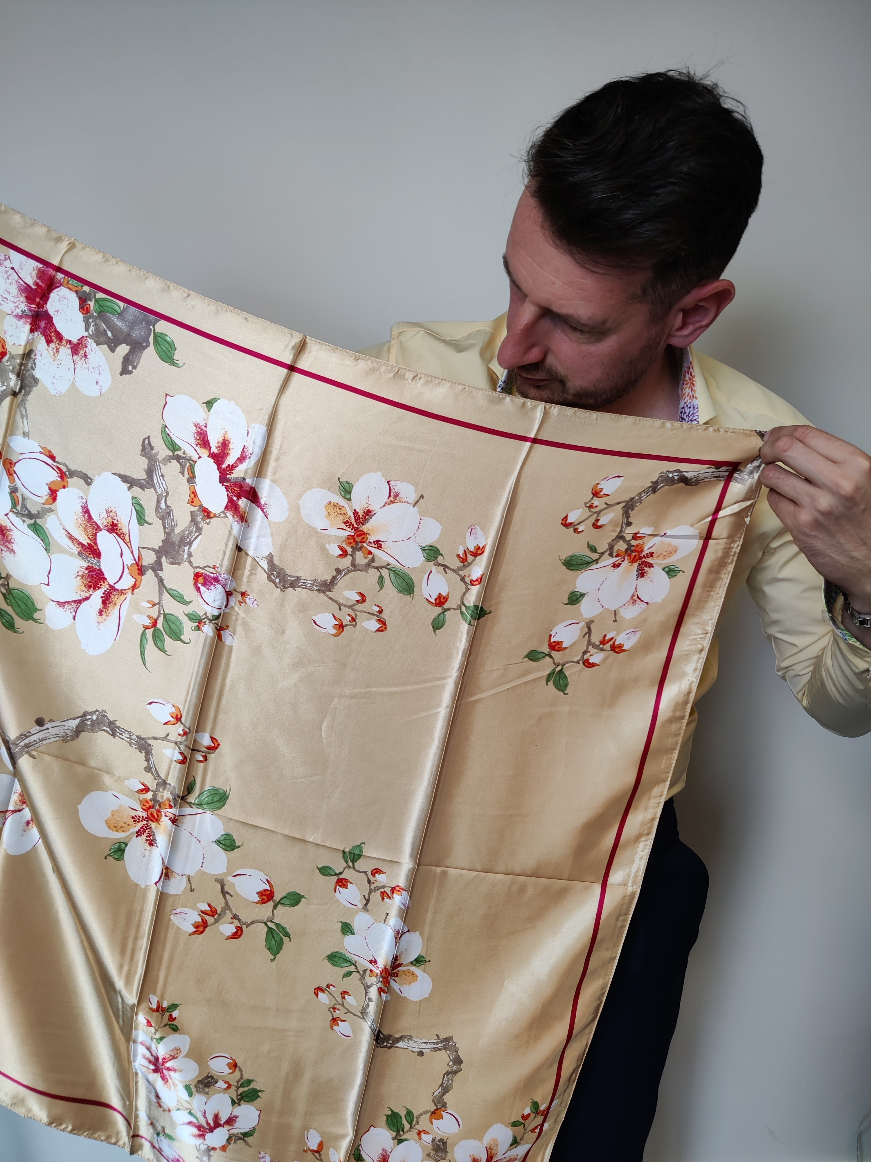 Women Italian Silk Scarves in a Gift Box