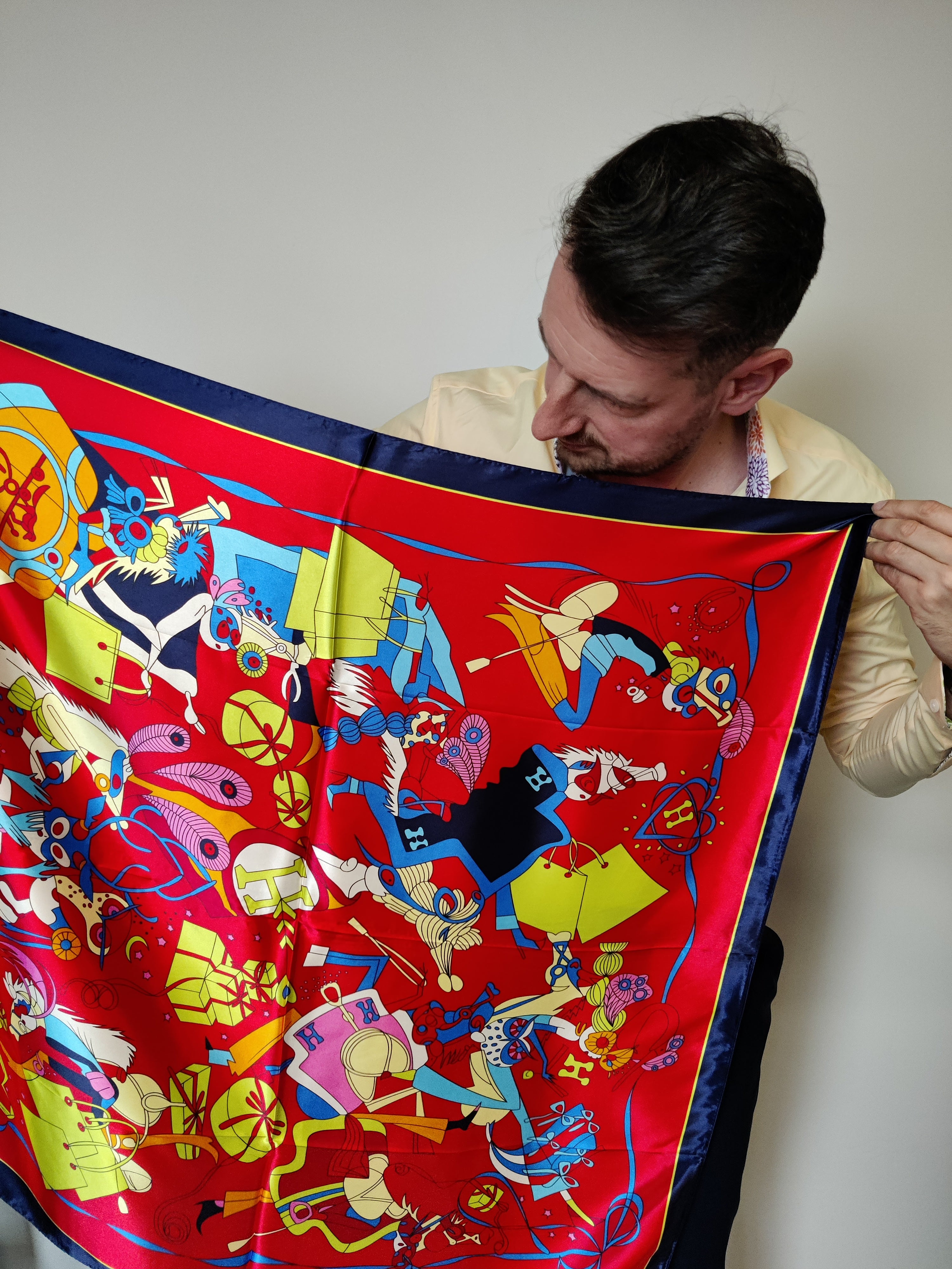 Women Italian Silk Scarves in a Gift Box