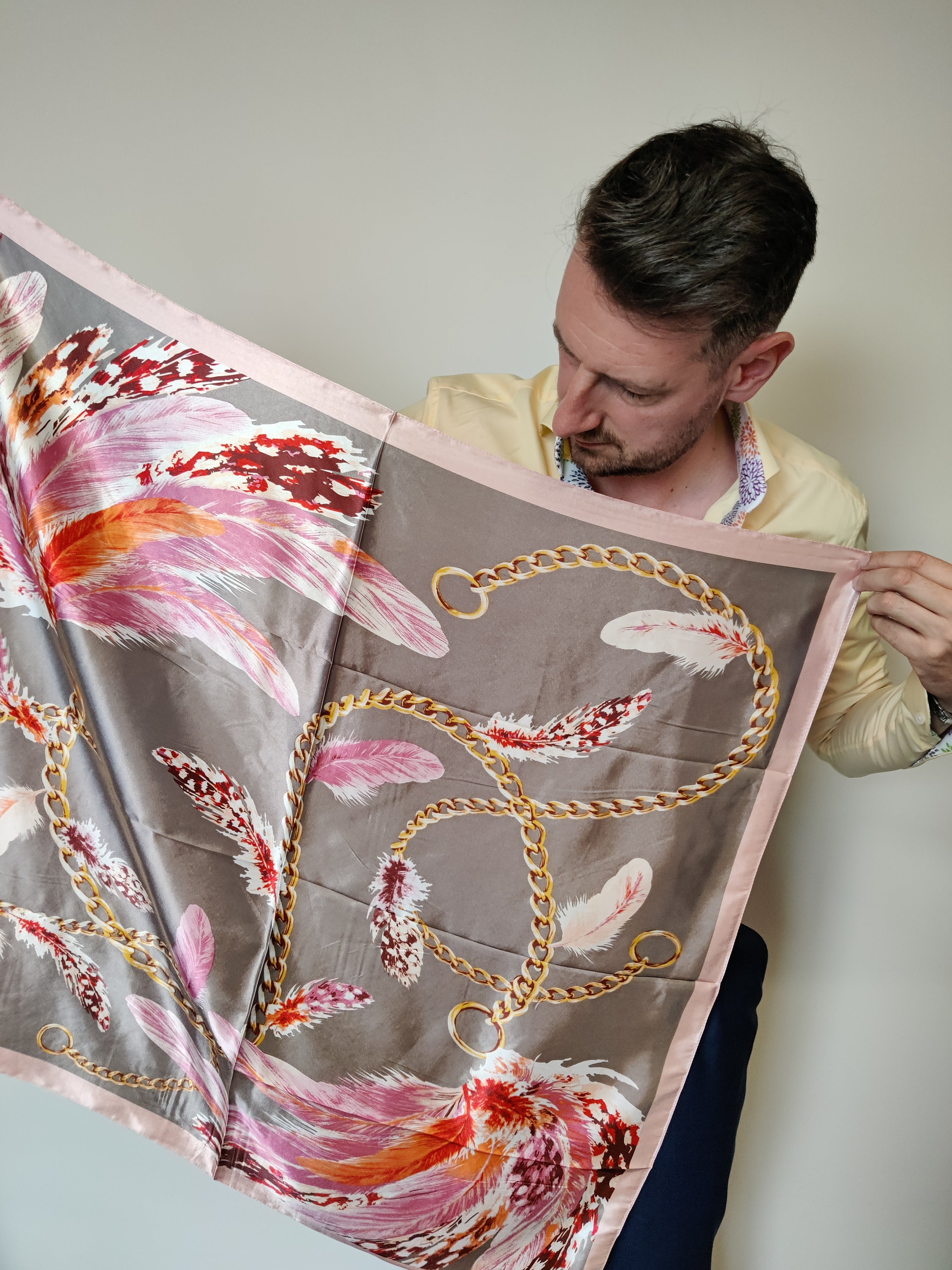 Women Italian Silk Scarves in a Gift Box