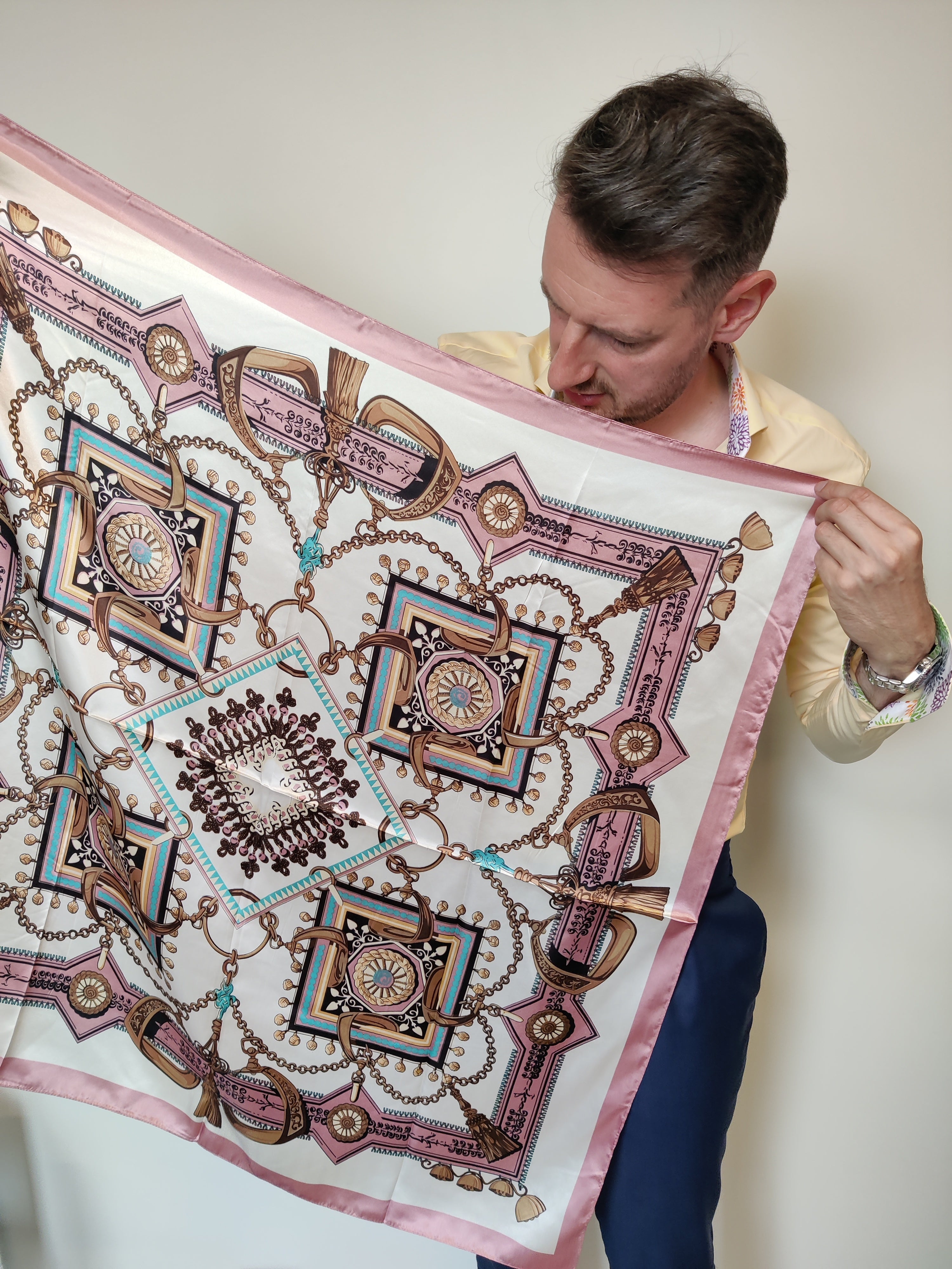 Women Italian Silk Scarves in a Gift Box