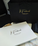 أوشحة حريرية إيطالية نسائية في صندوق هدايا 